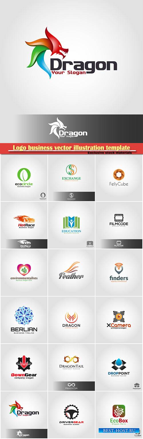 Logo business vector illustration template # 172 Logo business vector illustration template # 172