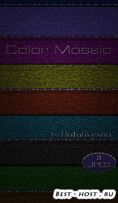 Цветные текстуры для Photoshop - Мозаика