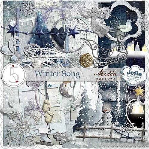 Зимний скрап-набор - Песня зимы