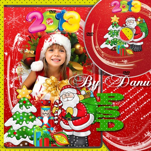Новогодний набор для DVD - Дед Мороз у нас на елке