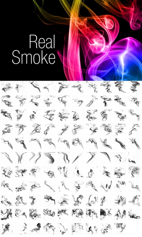 Кисти для Photoshop "Real Smoke + Potpourri"