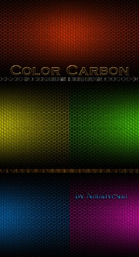 Текстуры – Цветной карбон