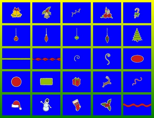 Digital Juice Christmas Doodles Motion Design Elements (альфаканал + хрома)