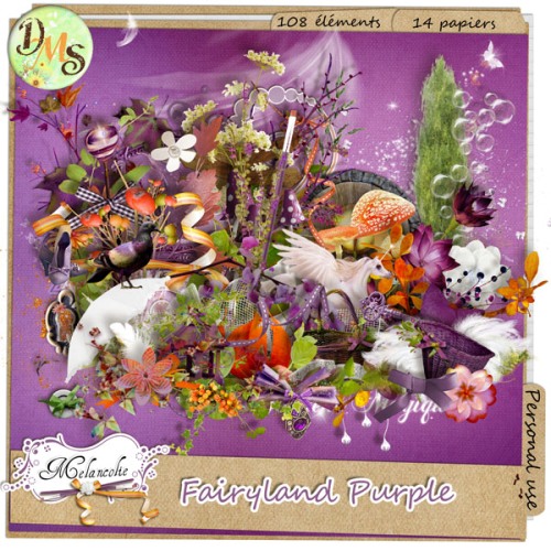 Сказочный скрап-набор - Пурпурная сказочная страна