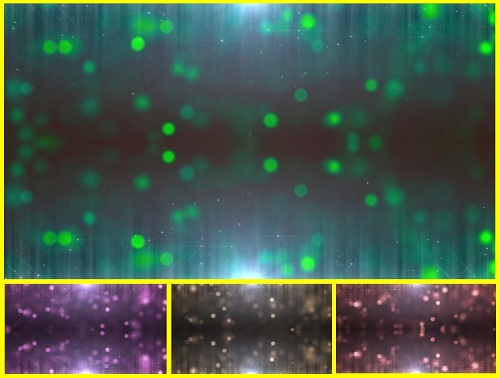 Сборка футажей Размытие светового фона (4 цвета)