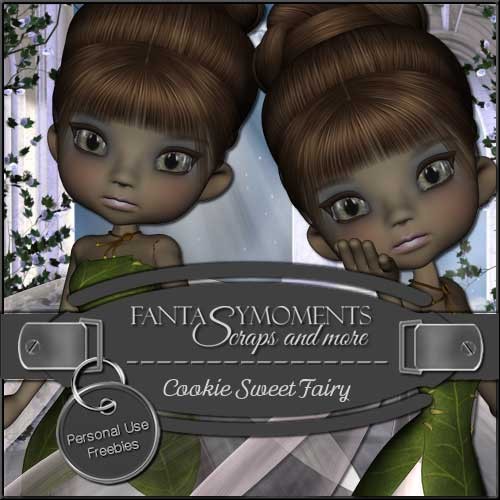 Скрап-набор с 3D куколками - Cookie Sweet Fairy