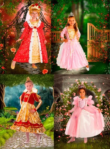 Шаблоны для фотошопа - Сказочные принцессы