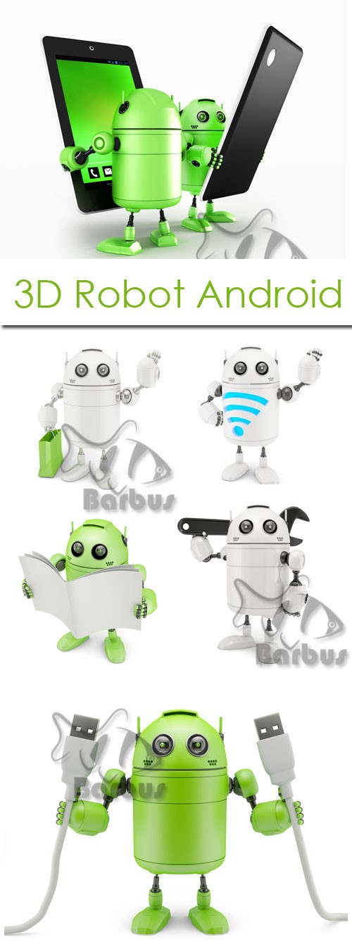 3D Robot Android / 3D Робот Андроид