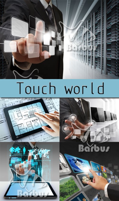 Touch world / Сенсорный мир - Photo stock