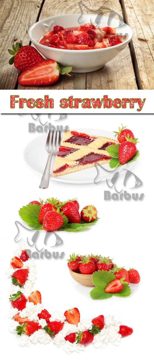 Fresh strawberry / Свежая клубника - Photo stock
