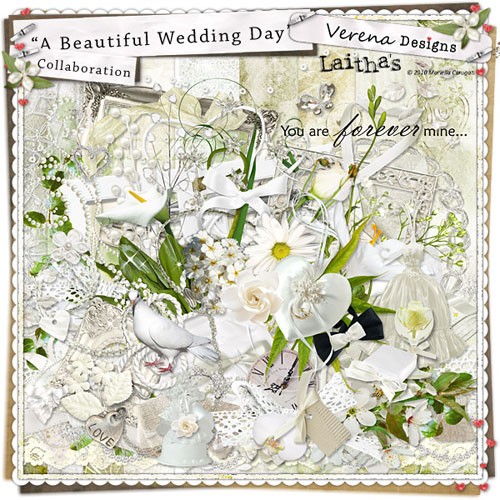 Свадебный скрап-набор - Прекрасный свадебный день