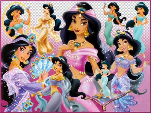 17 принцесс. Jasmin (16 штук).
