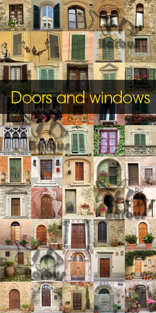 Doors and windows / Окна и двери - Photo stock