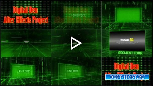 Проект для After Effects - Digital Den