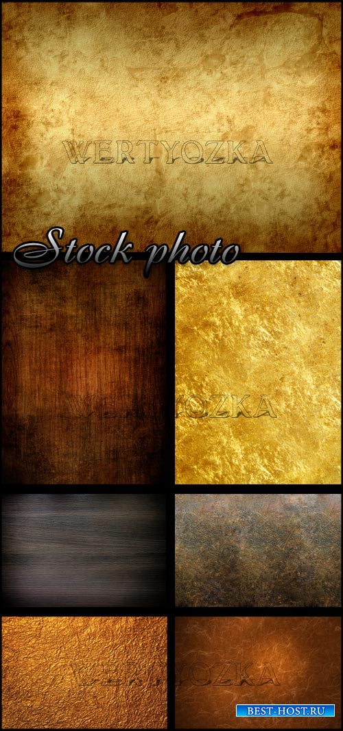 Гранж стиль, текстуры / Grungy texture brown tones - Raster clipart