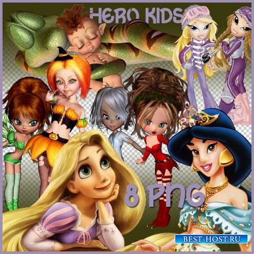 Сказочный набор для скрапбукинга - Детские герои