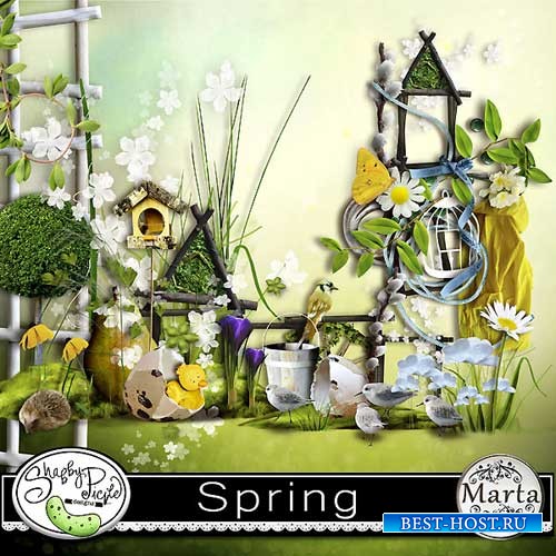 Весенний набор для скрапбукинга - Весна