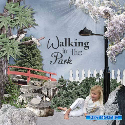 Скрап-комплект - Прогулка в парке