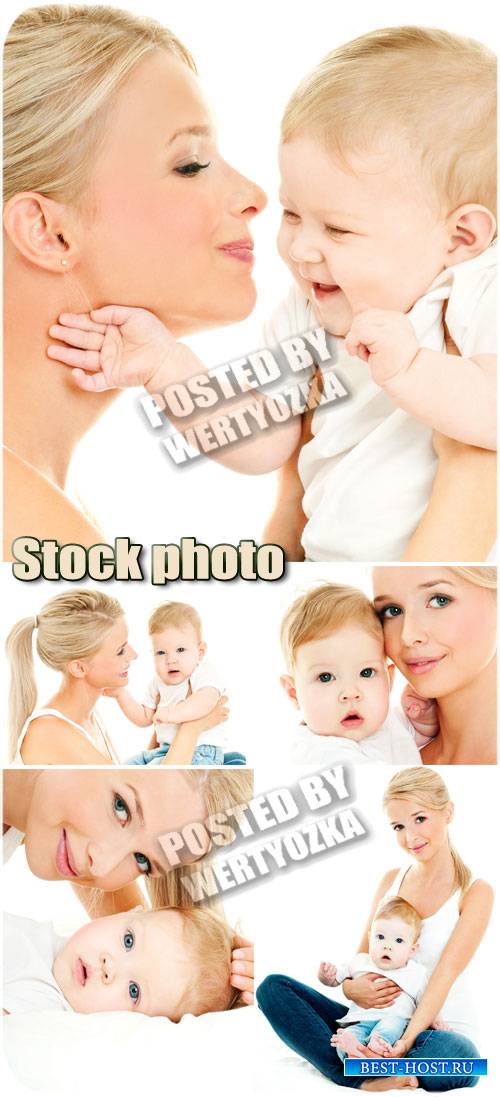 Женщина с ребенком / Woman with a child - stock photos