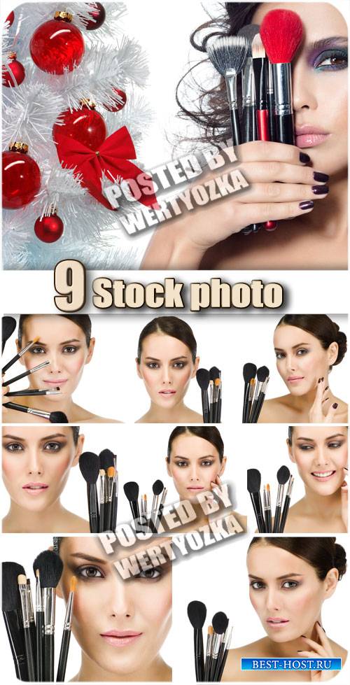 Девушки и профессиональный макияж / Girls and a professional make-up - stock photos