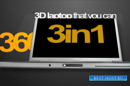 Проект - 3D laptop Title animation для After Effects