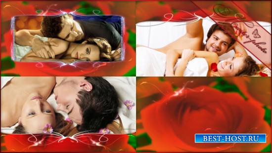 Романтический футажей набор - Красные розы