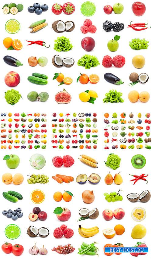 Фрукты, овощи, ягоды - сток фото