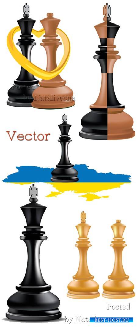 Шахматные фигуры в Векторе