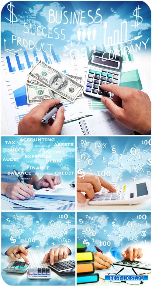 Бизнес фоны, учет, успех / Business backgrounds, accounting, success - Stock photo