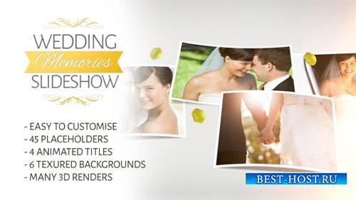 Wedding Memories Slideshow - Project for After Effects (Videohive)