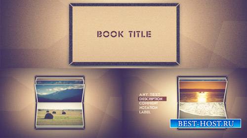 Photo book scrolling - Project for After Effects (Videohive)