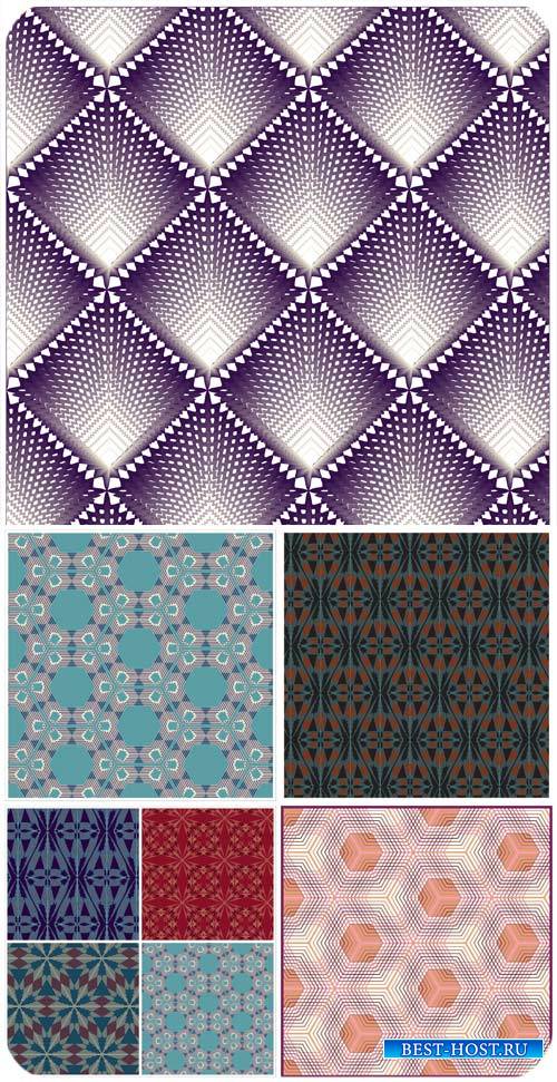 Фоны в векторе, узоры, геометрические узоры / Vector background, patterns,  ...