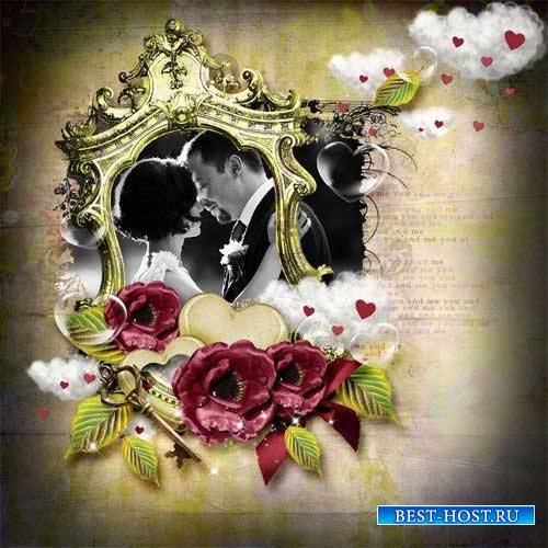Романтический скрап-комплект - Любовь под дождем