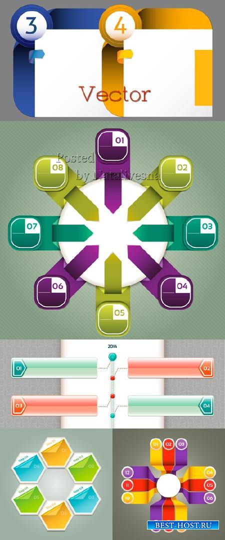Инфографика в Векторе – Для Дизайна 5