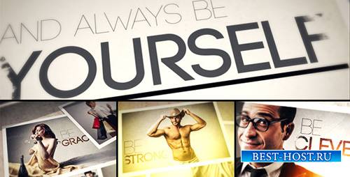Always BE Yourself - Photo Gallery - Project for After Effects (Videohive)