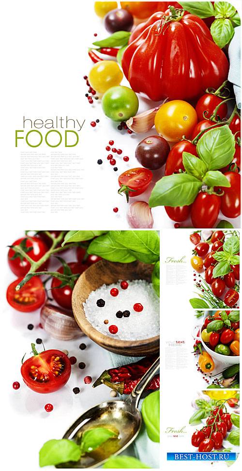 Свежие овощи, здоровое питание / Fresh vegetables, healthy food - Stock pho ...
