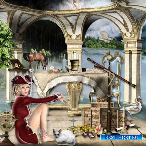 Приключенческий скрап-комплект - Королевство пиратов и принцесс