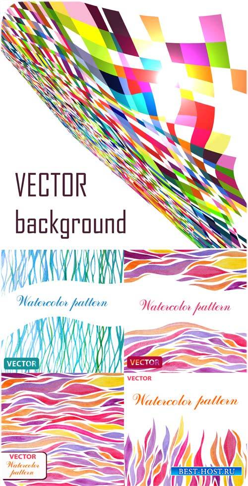 Векторные фоны, абстракция / Vector backgrounds, abstract