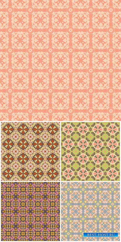 Векторные фоны с узорами / Vector backgrounds with patterns