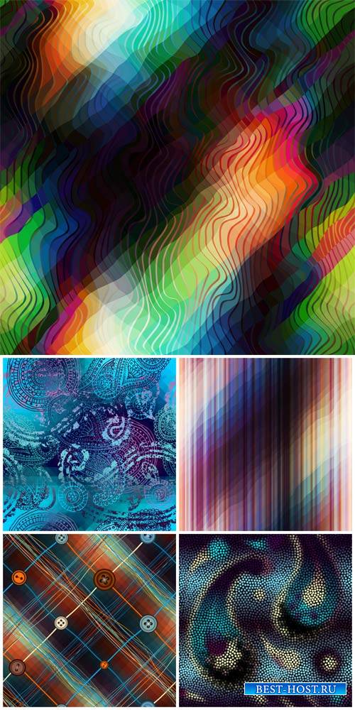 Векторные фоны, абстракция, разноцветные узоры / Vector backgrounds, abstract, colorful patterns