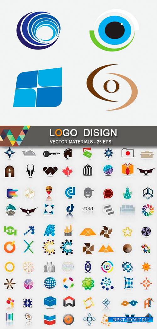 Дизайн логотипов в векторе