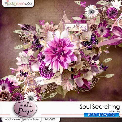 Цветочная скрап-комплект - Soul Searching