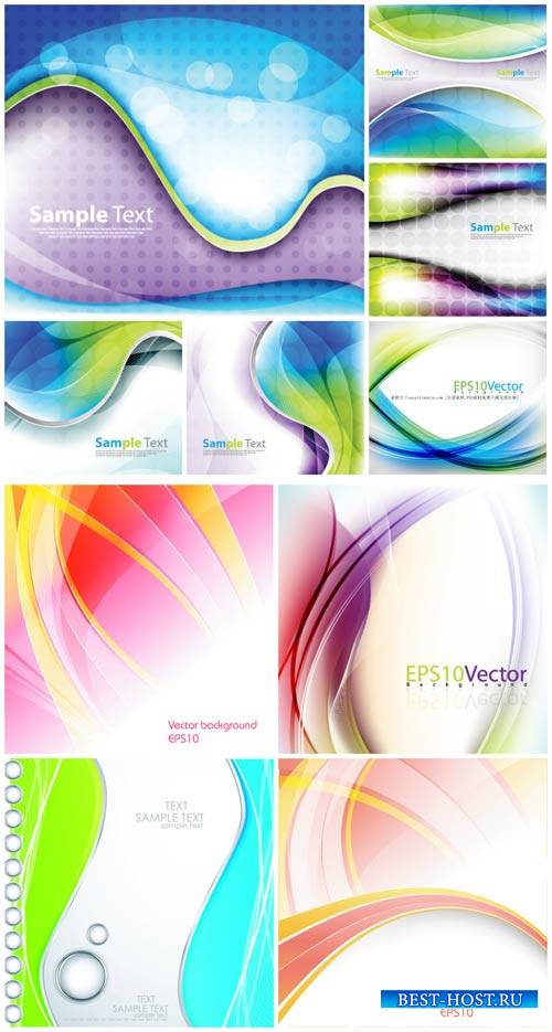 Векторные фоны с абстракцией #17 / Vector backgrounds with abstraction # 17