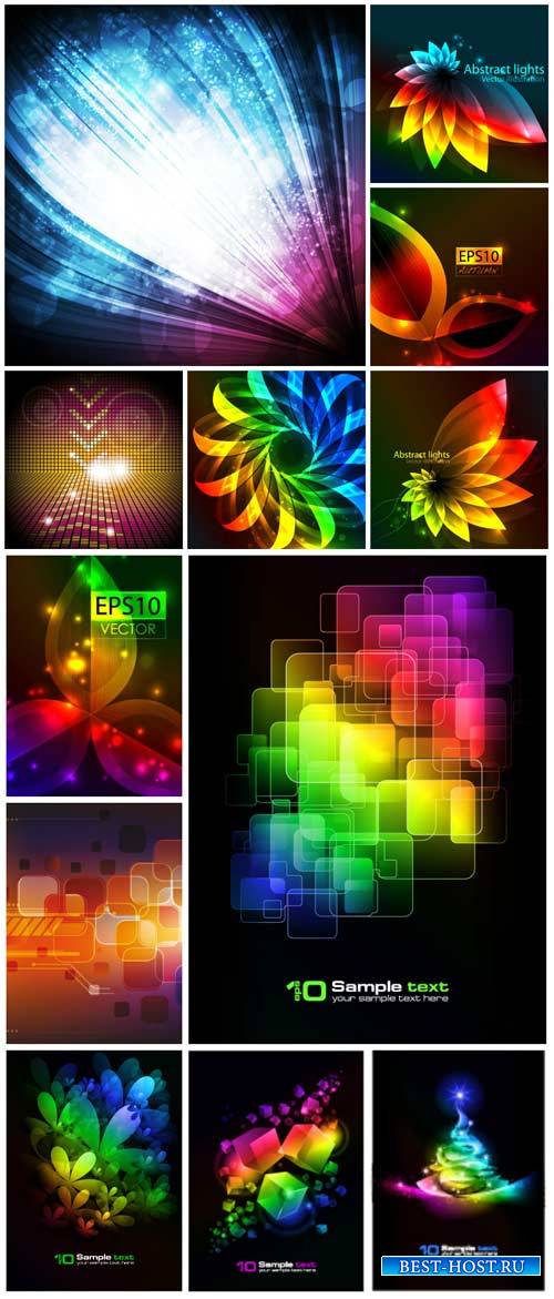 Vector backgrounds with abstraction # 24