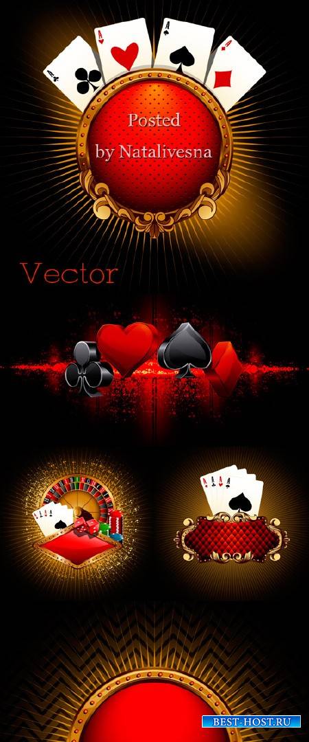 Подборка векторного клипарта – Казино, Покер