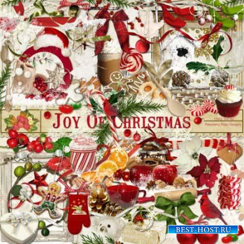 Новогодний скрап-комплект - Радость Рождества