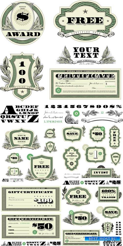 Money #3, vector elements