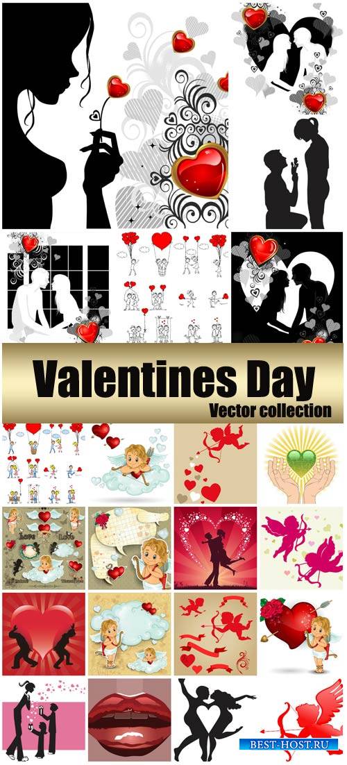 Valentine's Day, romantic backgrounds, couples # 33