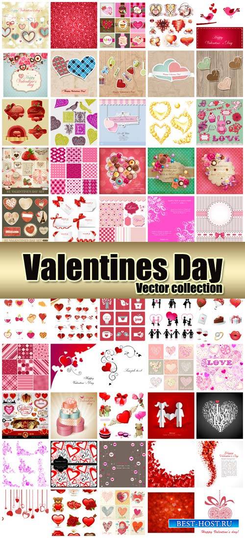 Hearts vector, backgrounds and icons, valentines day