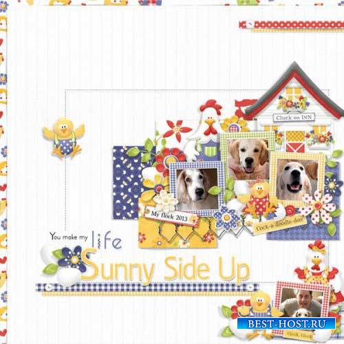 Забавный детский скрап-набор - Sunny Side Up